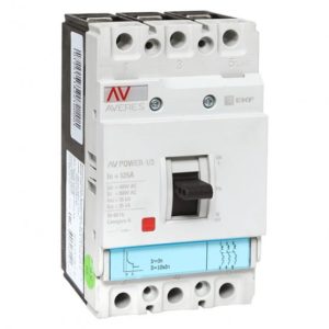 Автоматический выключатель AV POWER-1/3 125А 35kA TR; mccb-13-125-TR-av