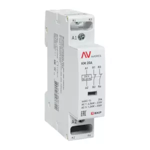 Контактор модульный КМ 20А 2NC 230VAC (1 мод.) AVERES EKF