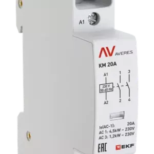 Контактор модульный КМ 20А 2NО 110VAC (1 мод.) AVERES EKF
