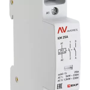Контактор модульный КМ 25А 1NC+1NO 110VAC (1 мод.) AVERES EKF
