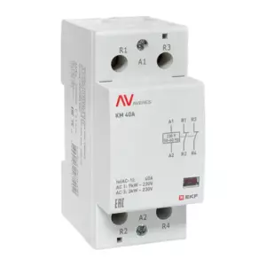 Контактор модульный КМ 40А 2NC 230VAC (2 мод.) AVERES EKF
