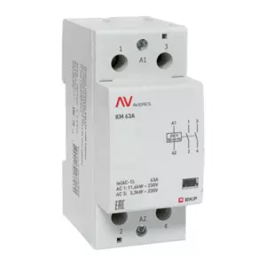Контактор модульный КМ 63А 2NО 230VAC (2 мод.) AVERES EKF
