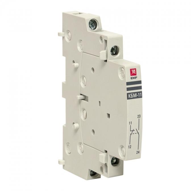 km-cs-11 Контакт боковой дополнительный КБМ-11 NO+NC для КМ EKF PROxima