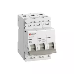 ВА 47-63N 3P 6А (D) 4,5 кА M634306D