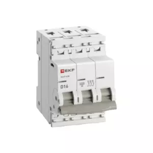 ВА 47-63N 3P 16А (D) 4,5 кА M634316D