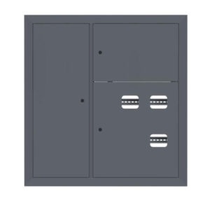 Щит этажный 3 кв. слаботочка слева RAL7024 (1000х950х150) EKF PROxima mb29-v-3z-ral7024