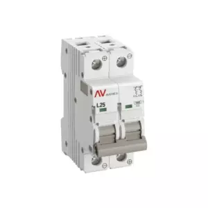 Выключатель автоматический AV-10 DC 2P 25A (L) 10kA EKF AVERES mcb10-DC-2-25L-av