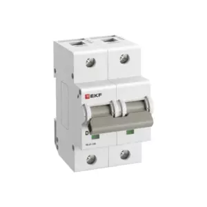 Автоматический выключатель ВА 47-125 2P 40А (D) 15кА PROXIMA EKF mcb47125-2-40D
