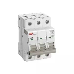 Выключатель автоматический AV-6 3P 63A (L) 6kA EKF AVERES mcb6-3-63L-av