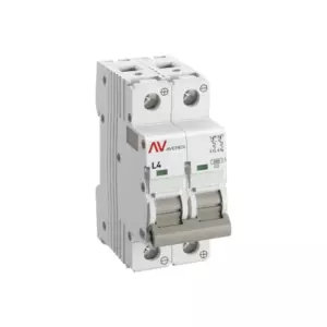 Выключатель автоматический AV-6 DC 2P 4A (L) 6kA EKF AVERES mcb6-DC-2-04L-av