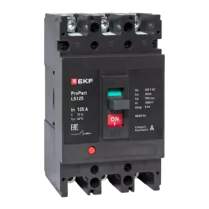 Автоматический выключатель LS125 18кА 3P 125А ProPact EKF mccb-125-18-3-125-ls