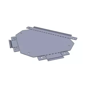 Ответвитель Т-образный 80x100 мм (плоский) EKF t8010007-FL