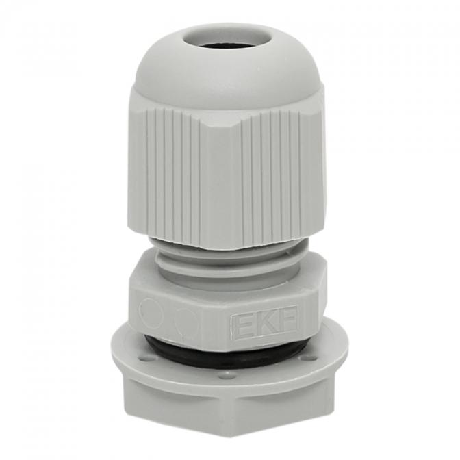plc-pg-9-r Сальник PG9 IP54 (20 шт) d отв. 16 мм / d провод. 4-8 мм EKF PROxima