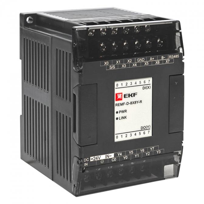 REMF-D-8X8Y-R Модуль дискретного в/в REMF 8/8 PRO-Logic EKF