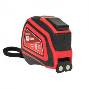 rs-10-5-25-quad Рулетка измерительная РС-10 (5 м х 25 мм) Autostop Магнит EKF Expert