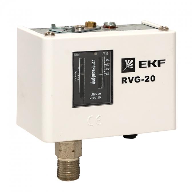 6 Реле избыточного давления EKF RVG-20-0