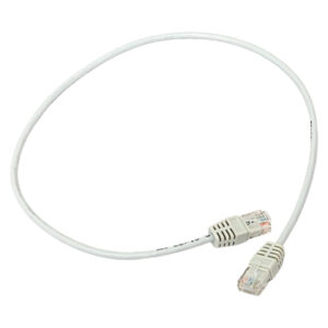 Патч-корд TERACOM Cat.5E (1Гбит/с) неэкранированный UTP оболочка PVC серый (0,5м) TRC-5EUTP-PVC-05M-GY