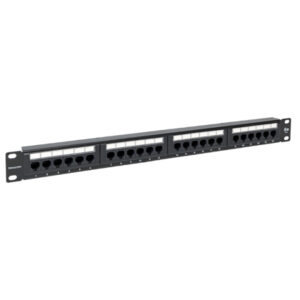 Патч-панель TERACOM 19'' Cat.5E 1U неэкранированная UTP 24 порта RJ-45 110 IDC TRC-PPNL-5EUTP-1U24