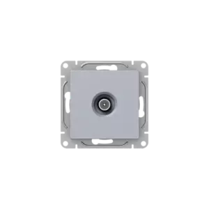 Механизм розетки TV, проходная, алюминий Эпика EKF UP1-SOA-TV-2
