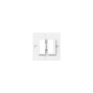 Пластина переходная для 1 или 2х клавишного выключателя, IP44, белая Эпика EKF UP1-SWW-44